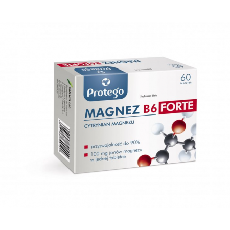 Protego Magnez B6 Forte tabletki - 60 tabl.