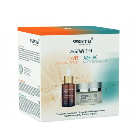 Sesderma Zestaw AZELAC Krem + Serum C-VIT 50 ml + 30 ml