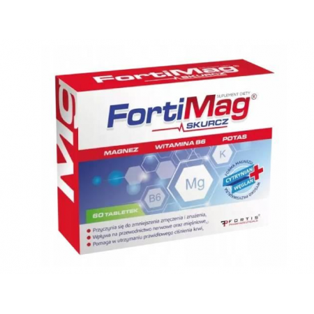 Fortimag tabletki - 60 tabl. (3 blist. po 20 tabl.)