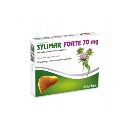 Sylimar Forte 70 mg tabletki - 30 tabl. (1 blist. po 30 tabl.)