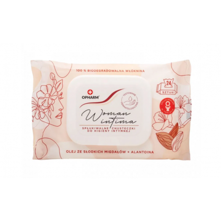Opharm Woman Intima Chusteczki do higieny intymnej nawilżane