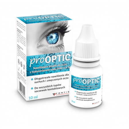 Prooptic Krople do oczu nawilżające 0,4% HA - - 10 ml (+