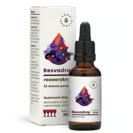 Aura Herbals Resvadrop Resweratrol krople - 30 ml
