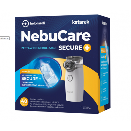 HelpMedi Katarek NebuCare Secure+ Zestaw do nebulizacji - - 1