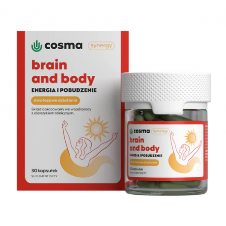 Cosma Cannabis Brain And Body kapsułki - 30 kaps.