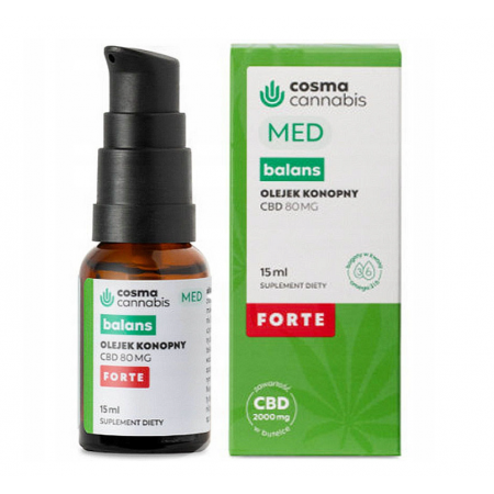 Cosma Cannabis Balans Forte Med olejek - 15 ml (but.z dozown.)