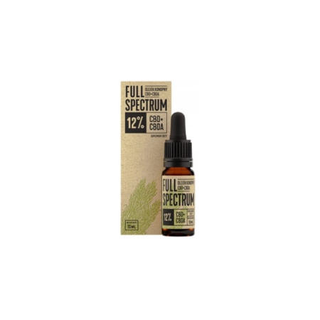 Full Spectrum Olejek konopny CBD + CBDA 12% - - 10 ml
