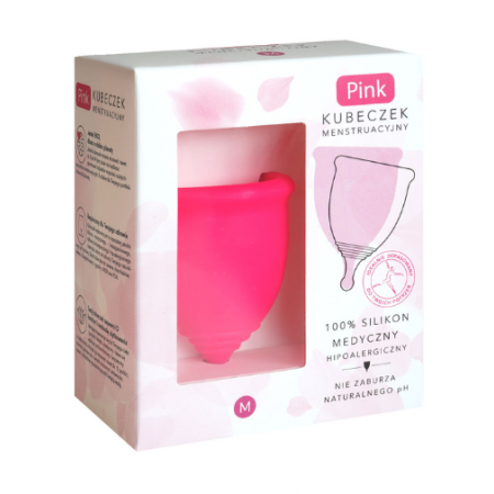 Pink Kubeczek menstruacyjny M - - 1 szt.