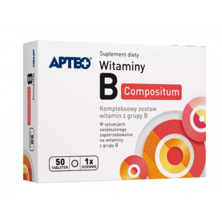 Vitaminum B compositum APTEO tabl.powl. 50 tabl Vitaminum B compositum APTEO tabl.powl. 50 tabl