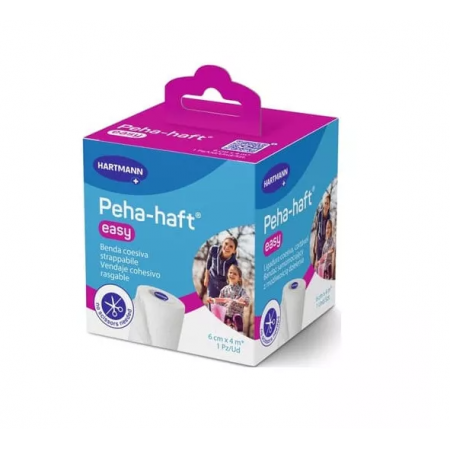 Peha-Haft Easy Bandaż biały 6 cm x 4 m - - 1 szt.
