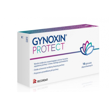 Gynoxin Protect globulki dopochwowe - 10 glob. po 2 g