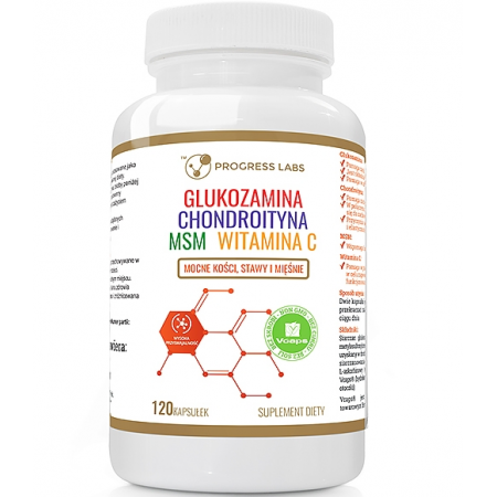 Glukozamina Chondroityna MSM Witamina C kapsułki - 120 kaps. Glukozamina Chondroityna MSM Witamina C kapsułki - 120 kaps.