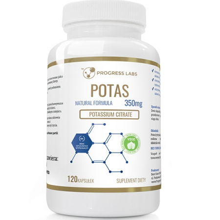 Potas 350 mg kapsułki - 120 kaps. Potas 350 mg kapsułki - 120 kaps.