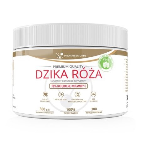 Dzika Róża 70% Naturalnej Witaminy C proszek - 300 g
