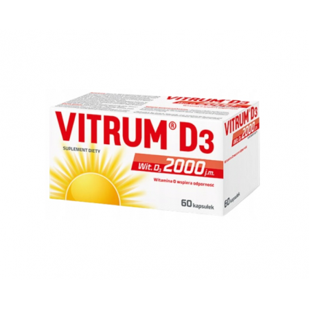 Vitrum D3 2000 j.m. kapsułki - 60 kaps.