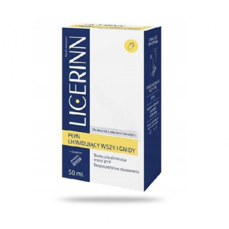 Licerinn Płyn likwidujący wszy i gnidy - - 50 ml