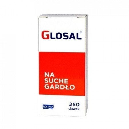 GLOSAL, Spray na suche gardło, 25 ml (250 dawek)