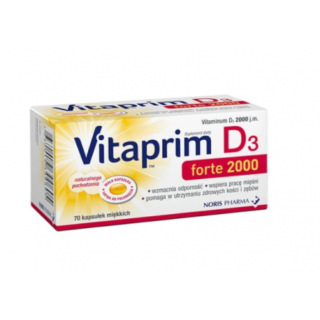 Vitaprim D3 Forte 2000 70kaps.
