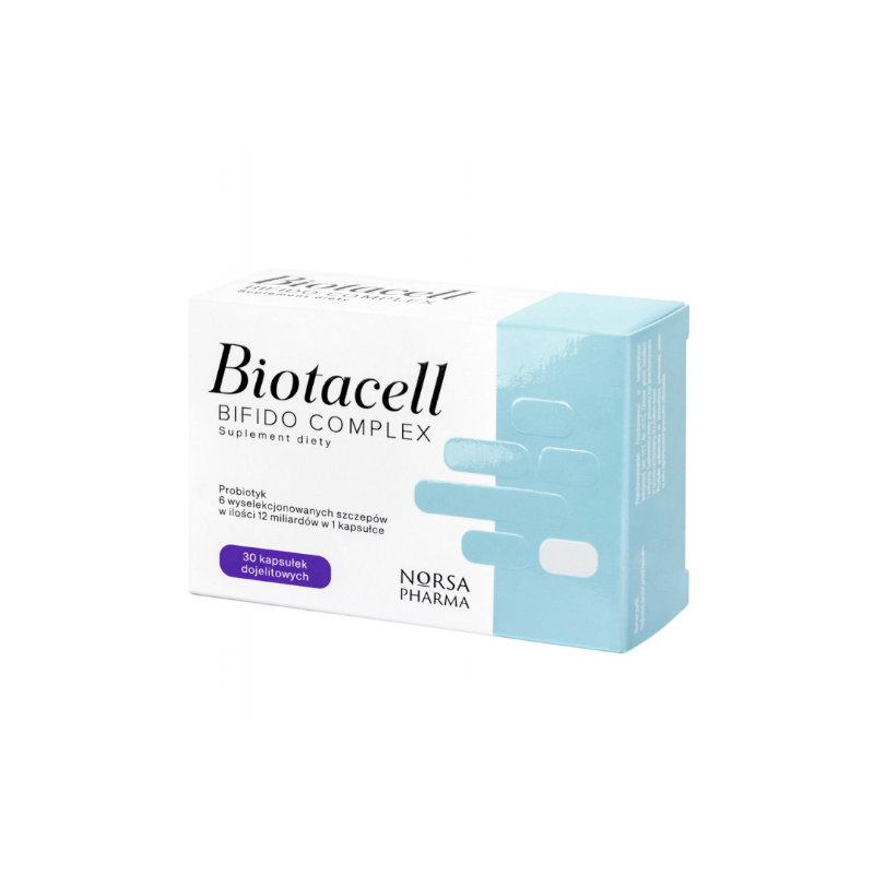 Biotacell Bifido Complex kapsułki dojelitowe - 30 kaps. (blist.) Biotacell Bifido Complex kapsułki dojelitowe - 30 kaps. (blist.)
