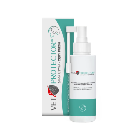 Jm Sante Vet Protector Jama Ustna - Zęby Fresh 100ml
