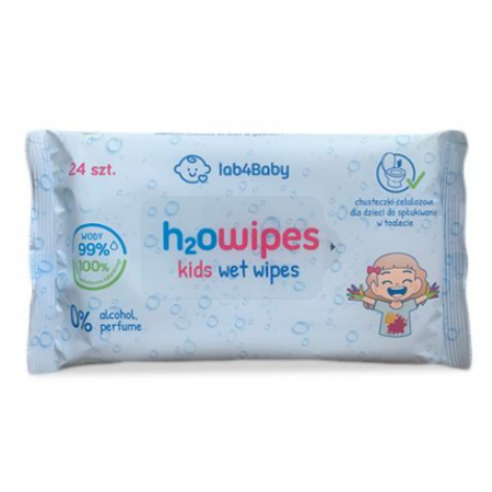 LAB4BABY H2O WIPES KIDS WET WIPES Bezzapachowe Ultradelikatne