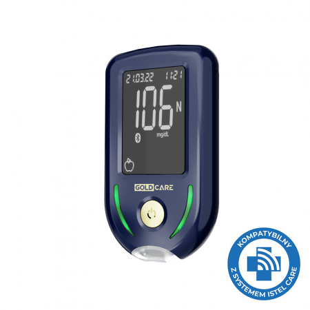 Diagnostic Gold Care - zestaw do pomiaru poziomu glukozy we krwi