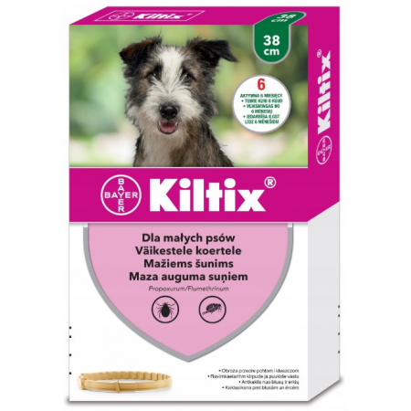 Bayer Kiltix Obroża na kleszcze i pchły dla psa dł. 38cm