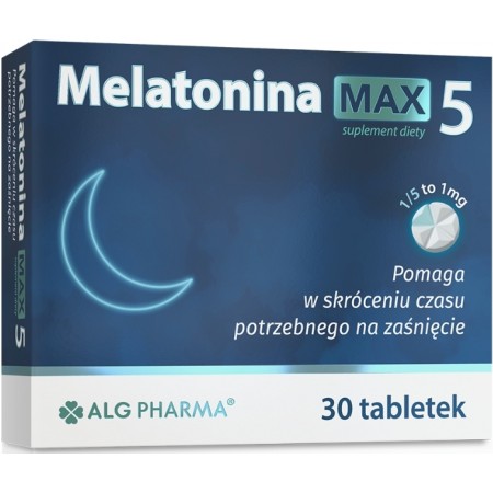 Alg Pharma Melatonina Max 5, 30 tabl.