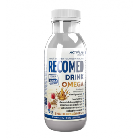 Activlab recomed omega malina- biała czekolada 65 g