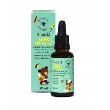 Manufaktura Sadowskich Adek krople dla dzieci miodziś 30 ml