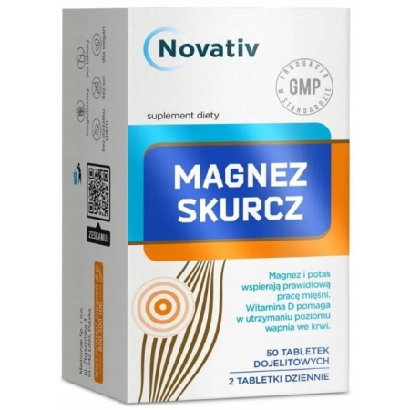 Novativ Magnez Skurcz 50 tabletek