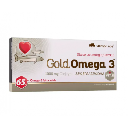 Olimp Gold Omega-3 1000 mg, 60 kapsułek