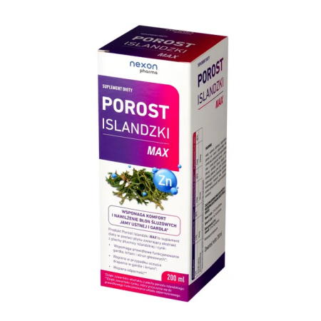 Porost Islandzki Max syrop - 200 ml