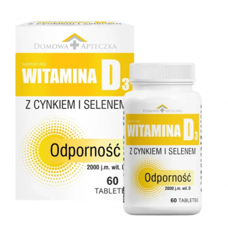 Witamina D3 Z Cynkiem I Selenem tabletki - 60 tabl.