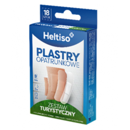 Heltiso Plastry-zestaw opatrunkowe turystyczny - - 18 szt.