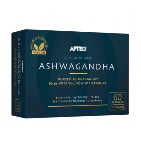 Ashwagandha kapsułki twarde - 60 kaps.