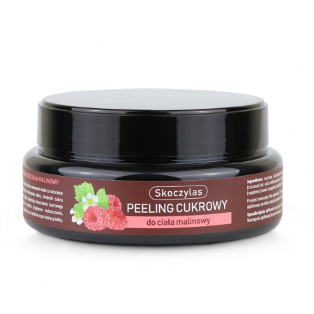 Skoczylas PEELING cukrowy do ciała, malinowy 200ml
