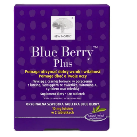 Blue Berry Plus tabletki - 120 tabl.