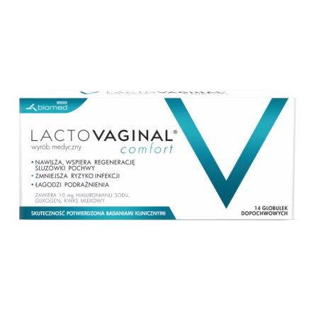 Lactovaginal Comfort globulki dopochwowe - 14 glob.