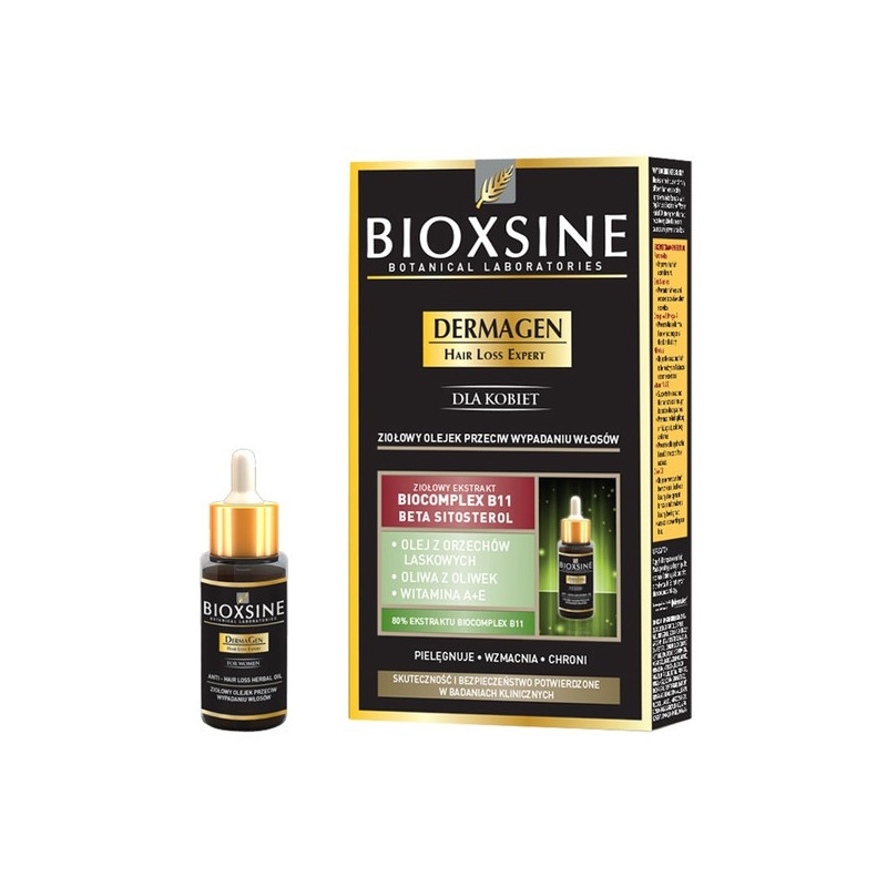 Bioxsine DermaGen dla kobiet olejek przeciw wypadaniu włosów