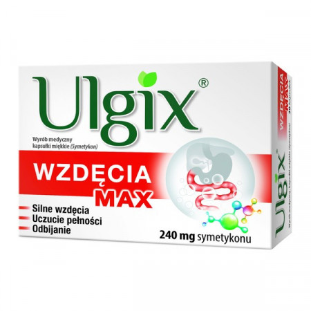 Ulgix Wzdęcia Max, 30 kapsułek