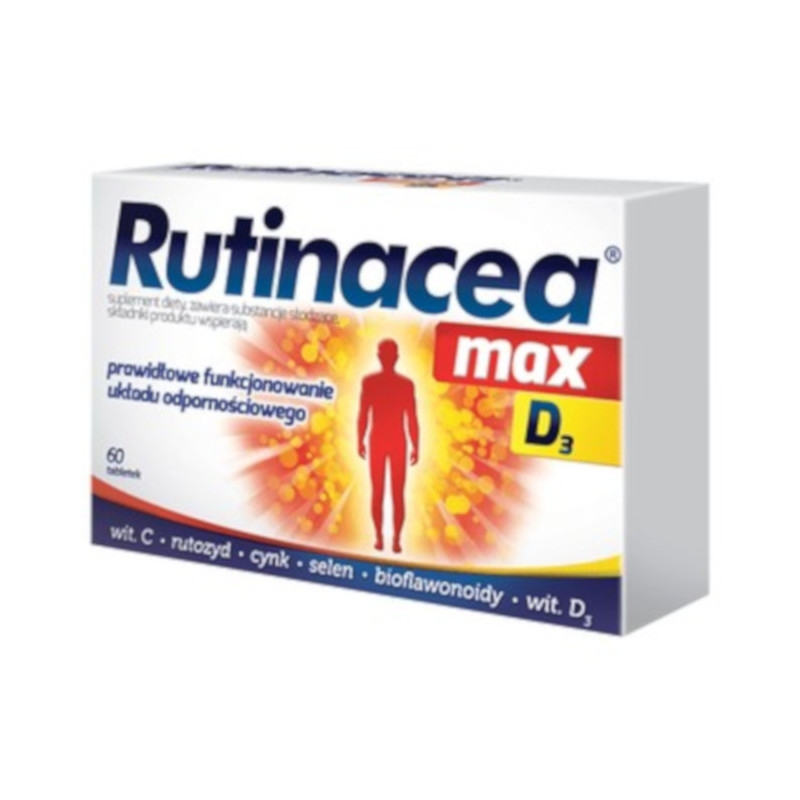 Rutinacea max D3, tabletki, 60 szt.