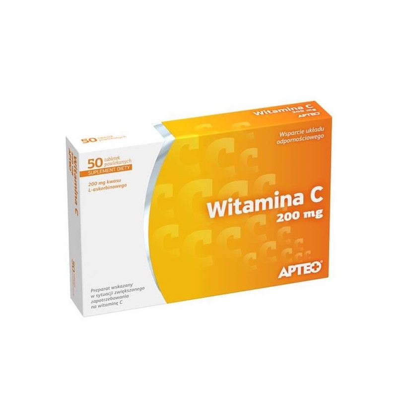 APTEO Witamina C, 200mg, 50 tabletek