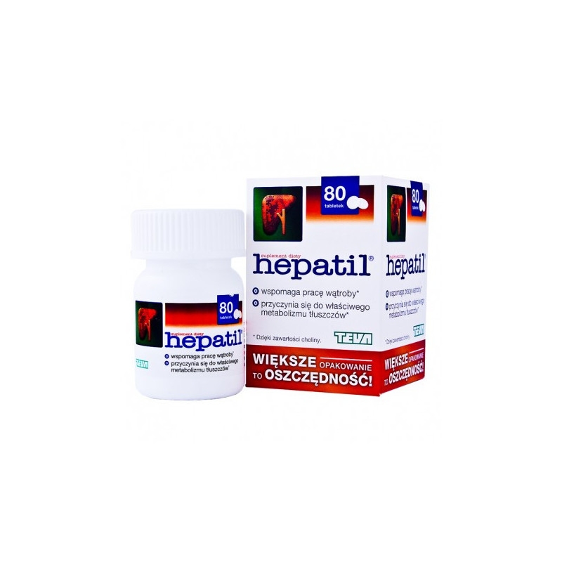 Hepatil 0,15 g,  80 tabletek