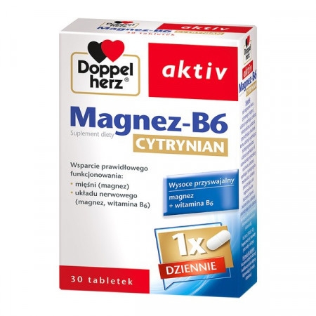 Doppelherz aktiv Magnez-B6 Cytrynian tabletki 30szt.