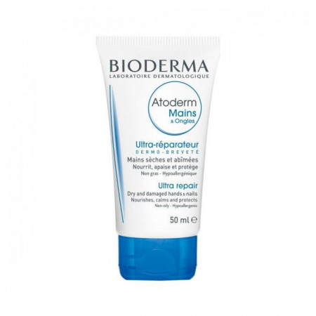 Bioderma Atoderm Mains & Ongles, odżywczy krem do rąk i