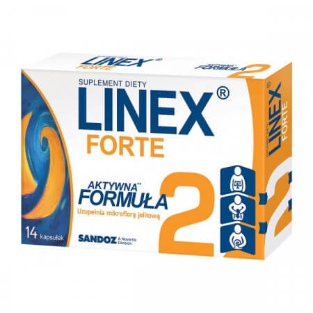 Linex Forte, kapsułki, 14 szt.