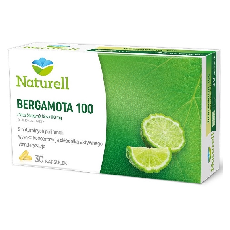 Naturell Bergamota 100, 30 kaps.