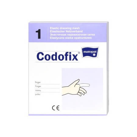Codofix, siatka opatrunkowa elastyczna, rozmiar 1 (na palec), 1