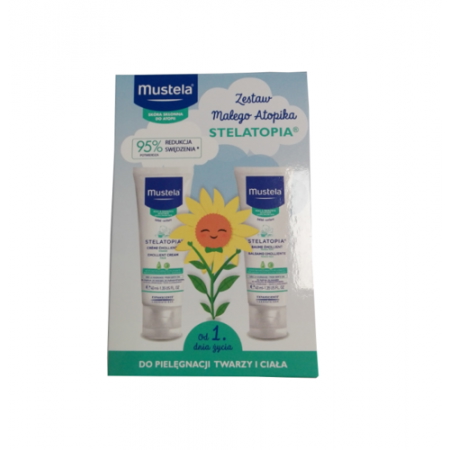 MUSTELA STELATOPIA zestaw atopika krem 40ml + balsam 40ml